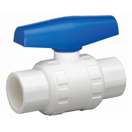 Gourmetgalley VBVP40B7B 1.5 In. White PVC Ball Valve GO567419